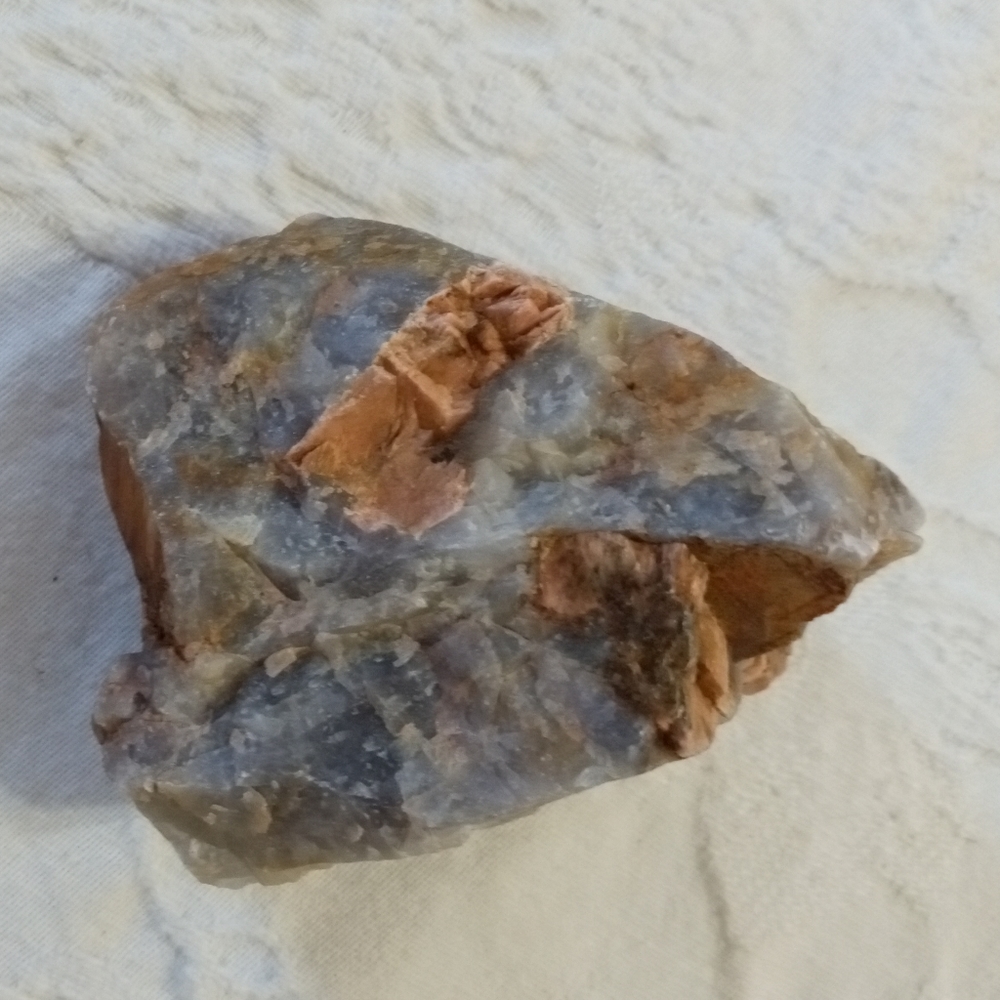 Raw Colorado smoke milk agate